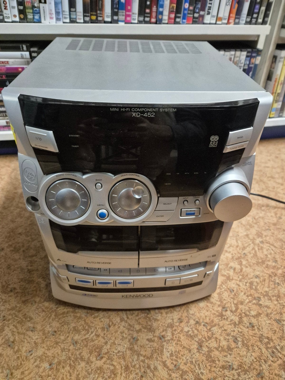 Kenwood RXD-452 Compact Disc Stereo Systeem, Audio, Tv en Foto, Ophalen of Verzenden, Zo goed als nieuw, Cassettedeck, Overige merken