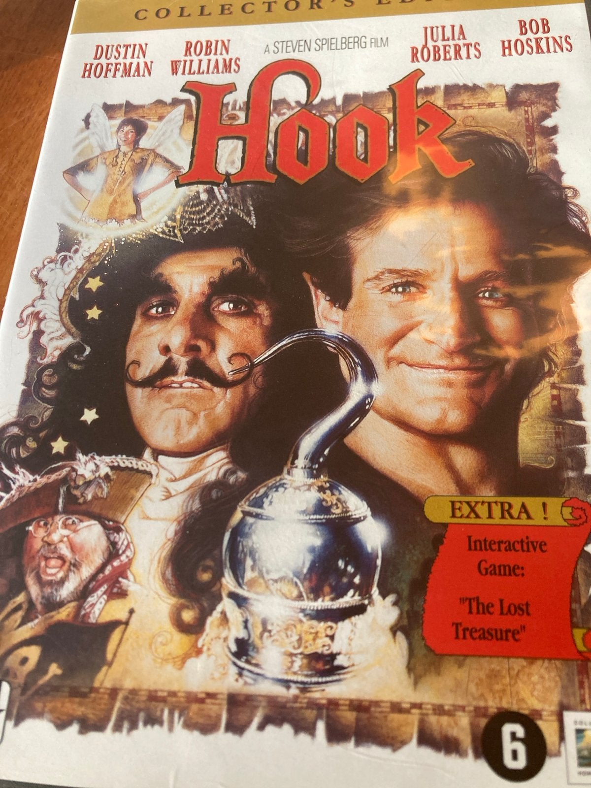 Hook - Collector's Edition DVD (Steven Spielberg), Vanaf 6 jaar, Ophalen of Verzenden, Gebruikt, Extra's