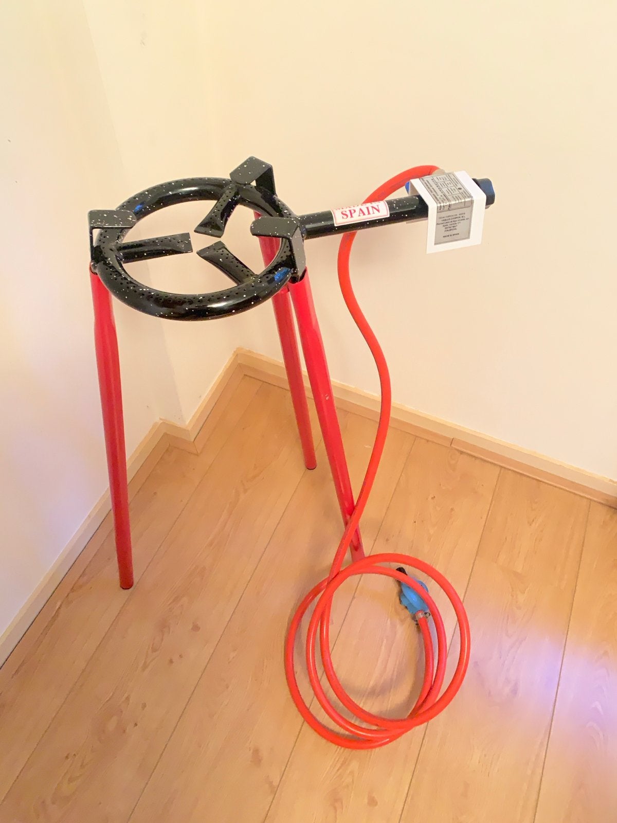 Paella Gasbrander met Onderstel - 80cm Hoog, Ophalen of Verzenden, Zo goed als nieuw