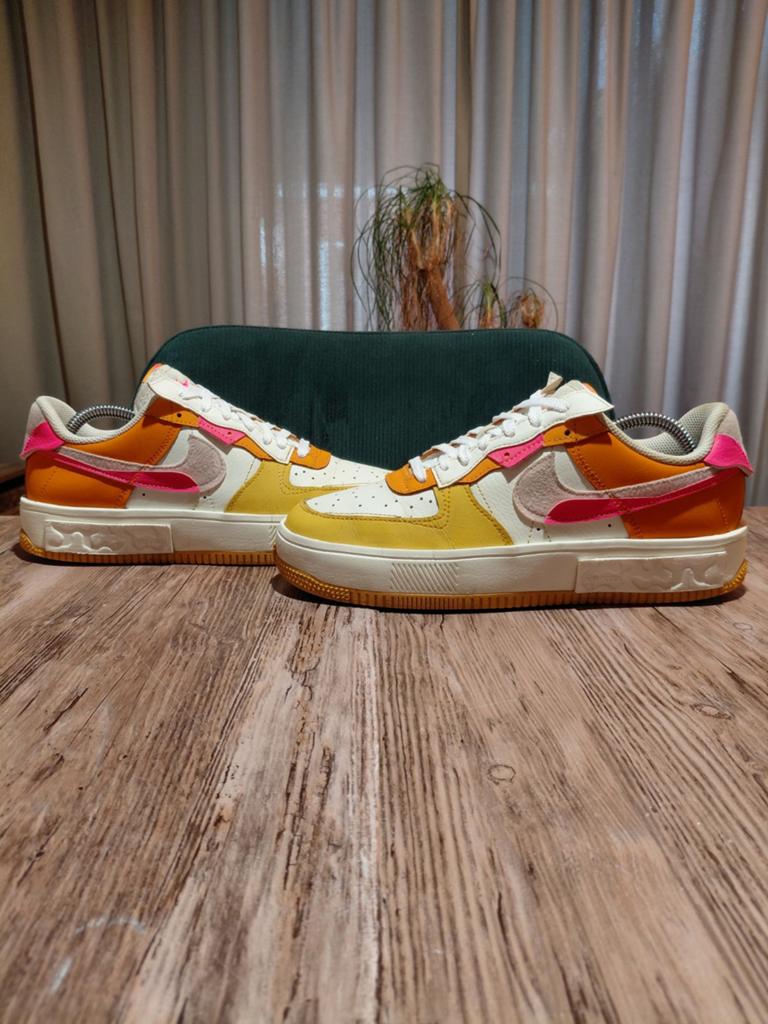 Nike Air Force 1 Fontanka 'Solar Flare' Size 41, Wit, Nike, Ophalen of Verzenden, Sneakers of Gympen