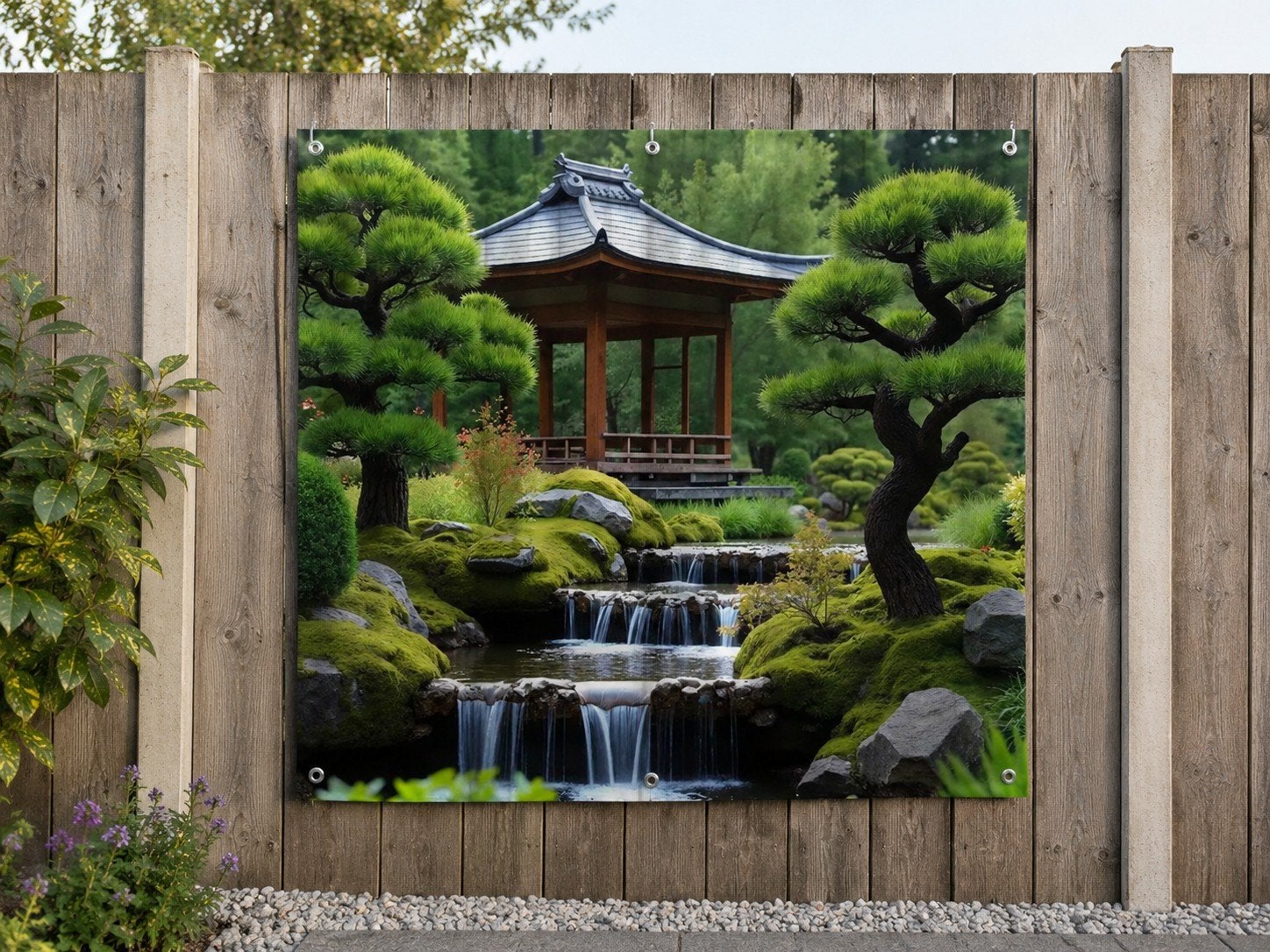 Tuinposter 180x180 cm - Diverse Natuurlijke Scènes, Verzenden, Nieuw