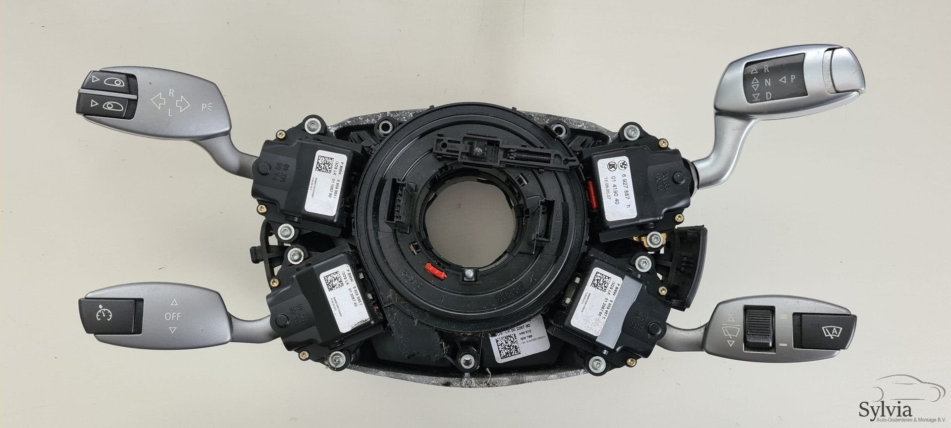 Stuurkolomschakelaar met sleepring en regensensor BMW 7 seri, Gebruikt, -, -, Ophalen of Verzenden