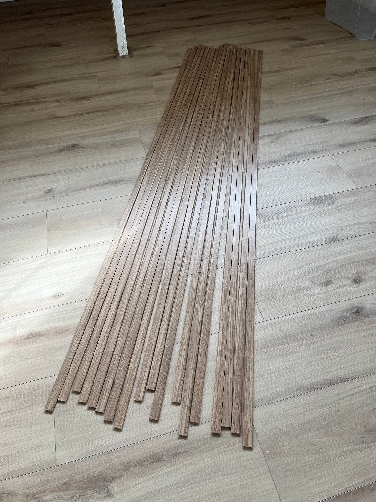 plakplinten eiken wit geolied, Ophalen, Eiken, Nieuw, 200 tot 250 cm