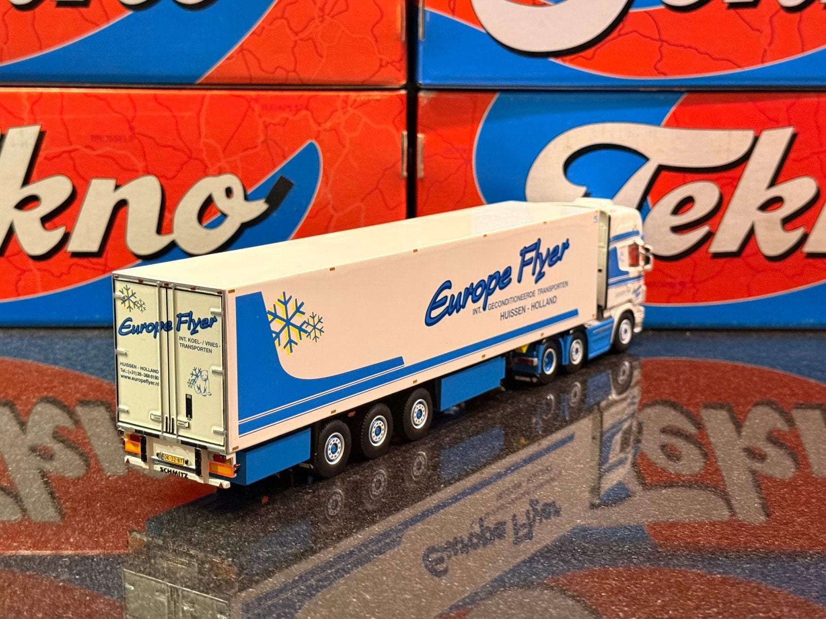 WSI - Scania Topline Europe Flyer, Verzenden, Zo goed als nieuw, Bus of Vrachtwagen, Wsi