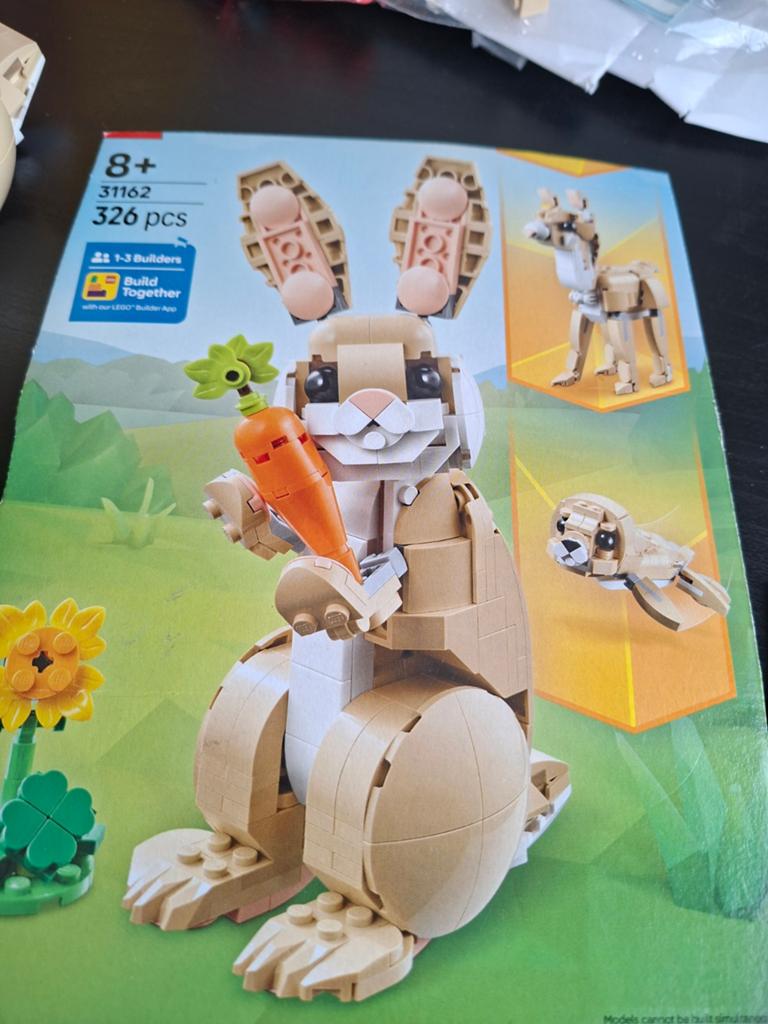 LEGO Creator 31162 Konijn met boekjes - 3-in-1 set, Gebruikt, Lego, Compleet, Ophalen of Verzenden