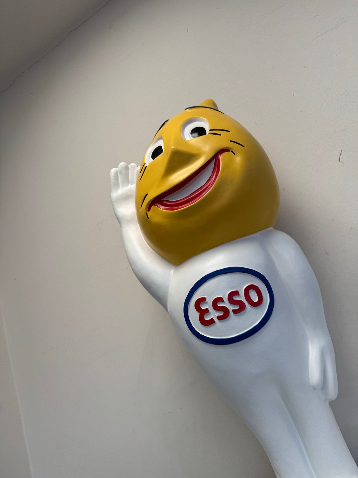 Vintage Esso Boy Beeld - Zeldzaam Verzamelobject, Ophalen, Reclamebord, Gebruikt, .