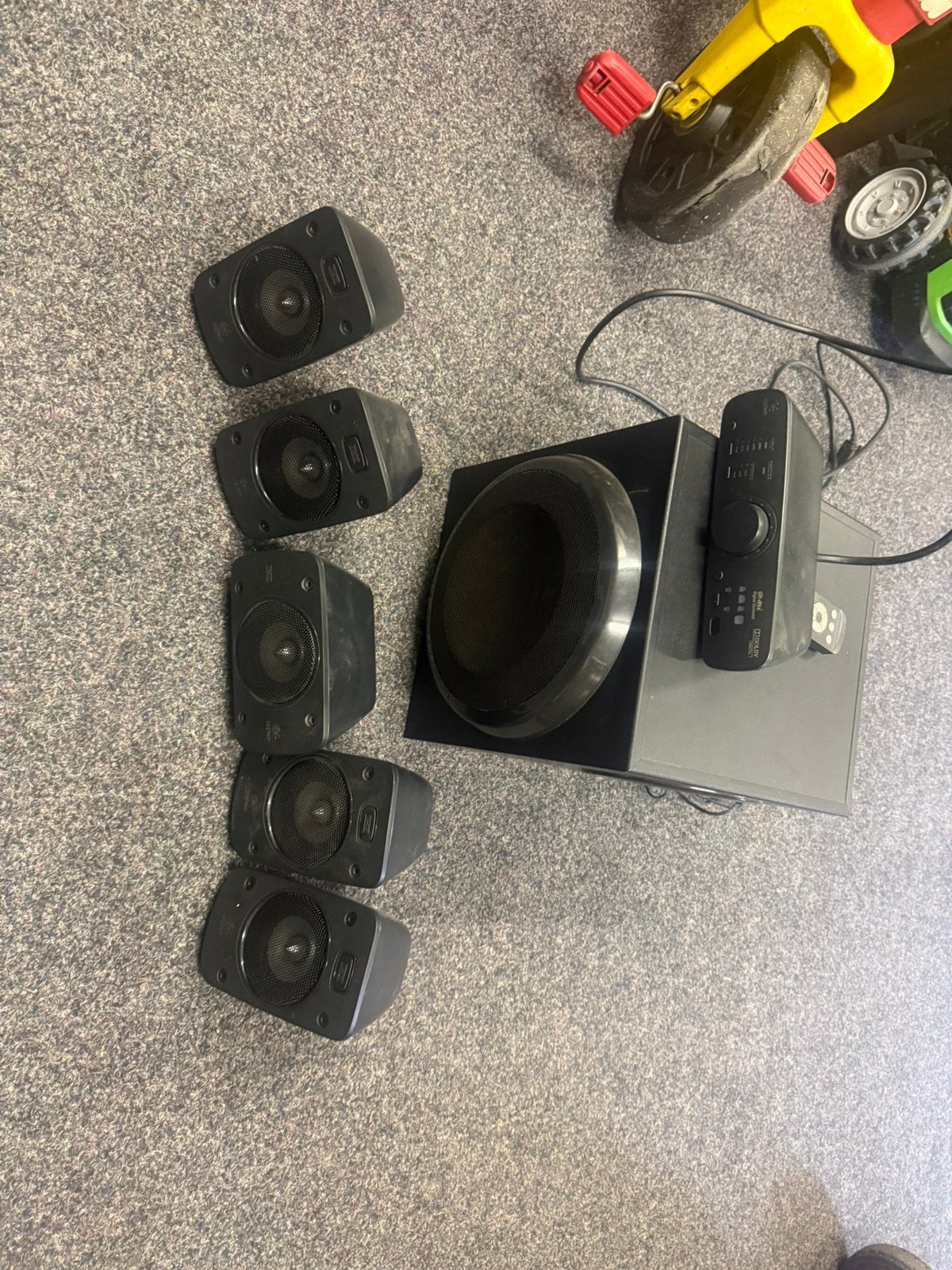 Logitech Z906 speaker set 5.1, Ophalen of Verzenden, Gebruikt, Audiokanaal 5.1