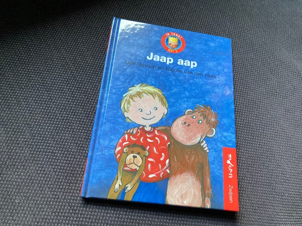 🐒 Dolf Verroen en Nicolle van den Hurk - Jaap aap, Ophalen of Verzenden, Zo goed als nieuw, Fictie algemeen