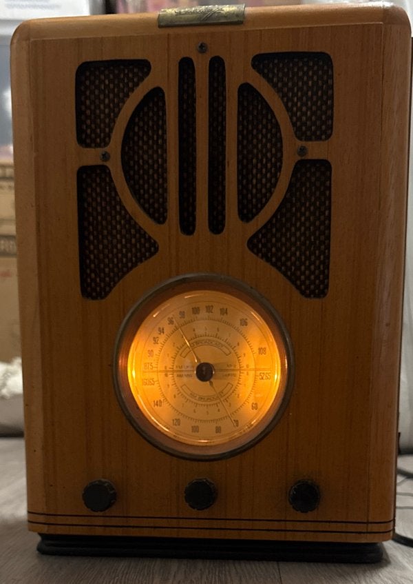 Vintage Houten Radio - Klassieke Uitstraling, Ophalen, Gebruikt, Radio