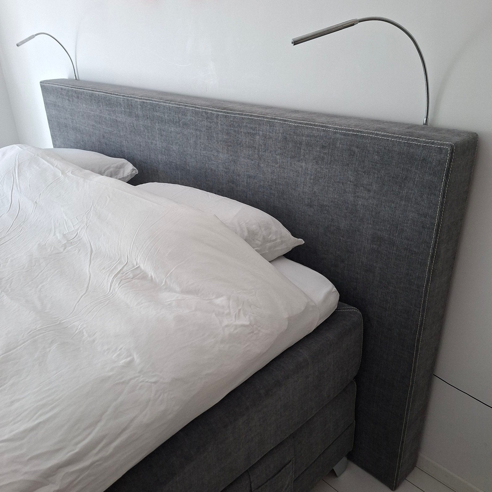 Swiss Sense Boxspringbed 200x220 cm, Ophalen, Tweepersoons, Zo goed als nieuw, 180 cm