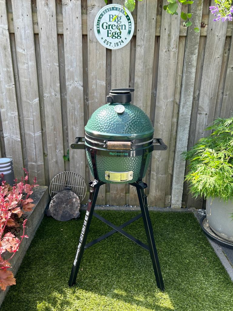 Big Green Egg Minimax - Complete upgrade met accessoires, Tuin en Terras, Houtskoolbarbecues, Met accessoires, Ophalen
