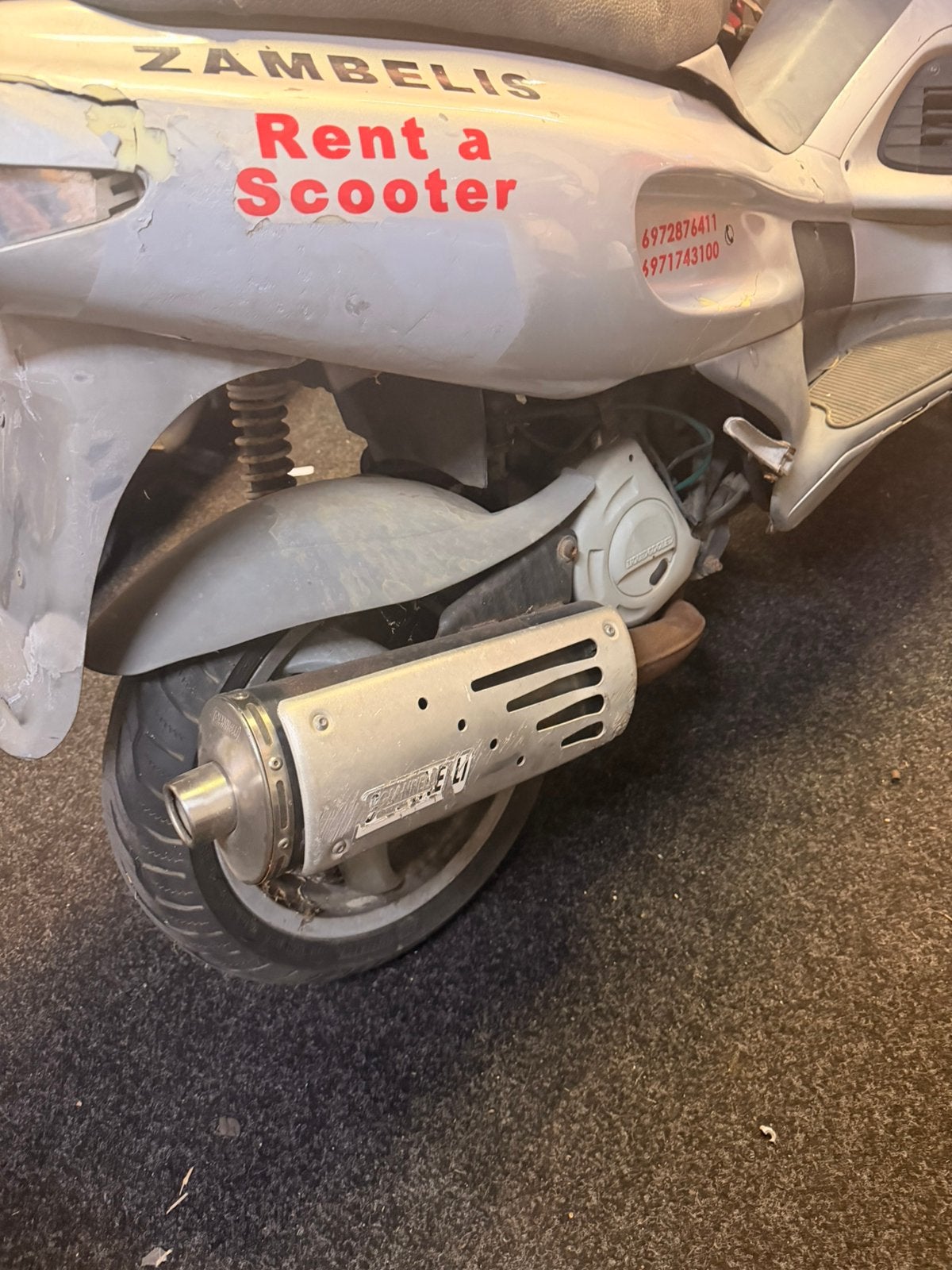 Piaggio Gianelli Freeway 125/180cc uitlaat, Ophalen of Verzenden