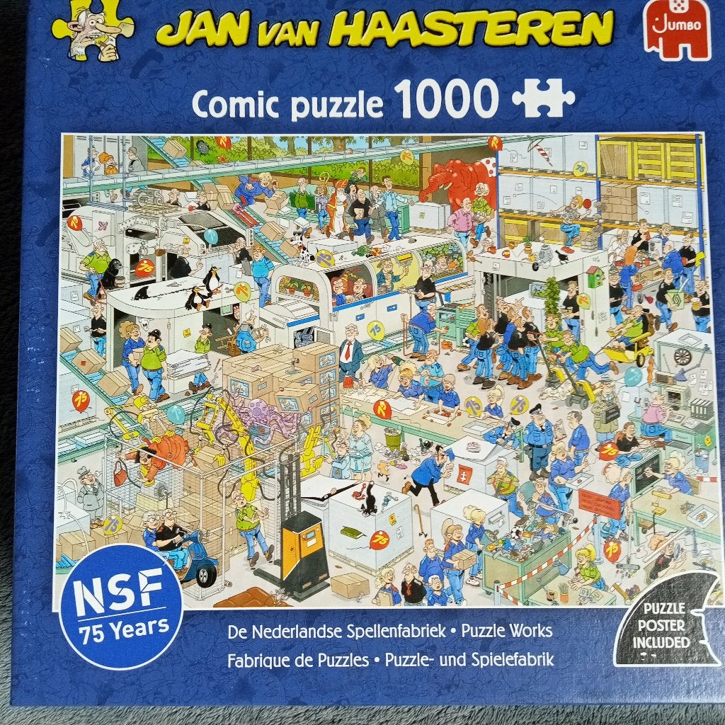 Jan van Haasteren, Ophalen, 500 t/m 1500 stukjes, Zo goed als nieuw, Legpuzzel