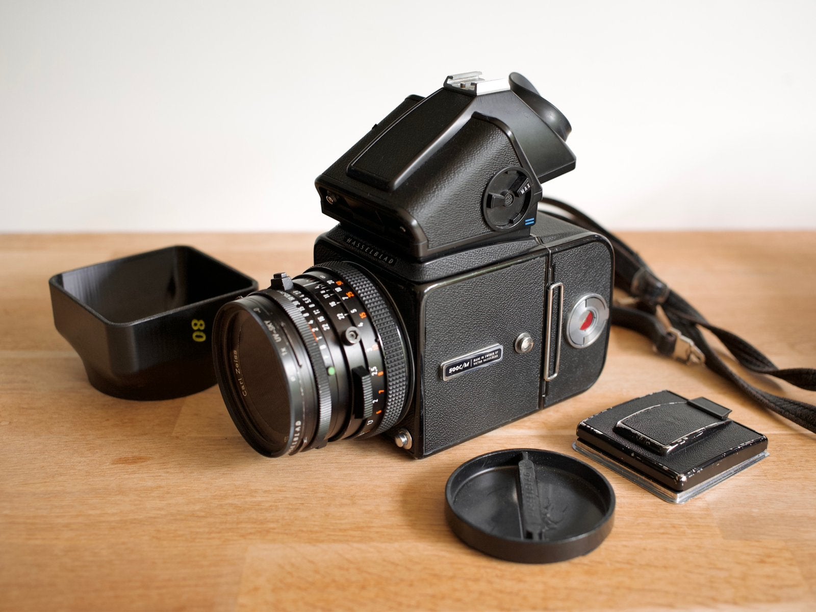 Hasselblad 500CM | CLA 2026 | 80mm CF | Acute Matte | PME5, Ophalen of Verzenden, Gebruikt, Spiegelreflex, Overige Merken