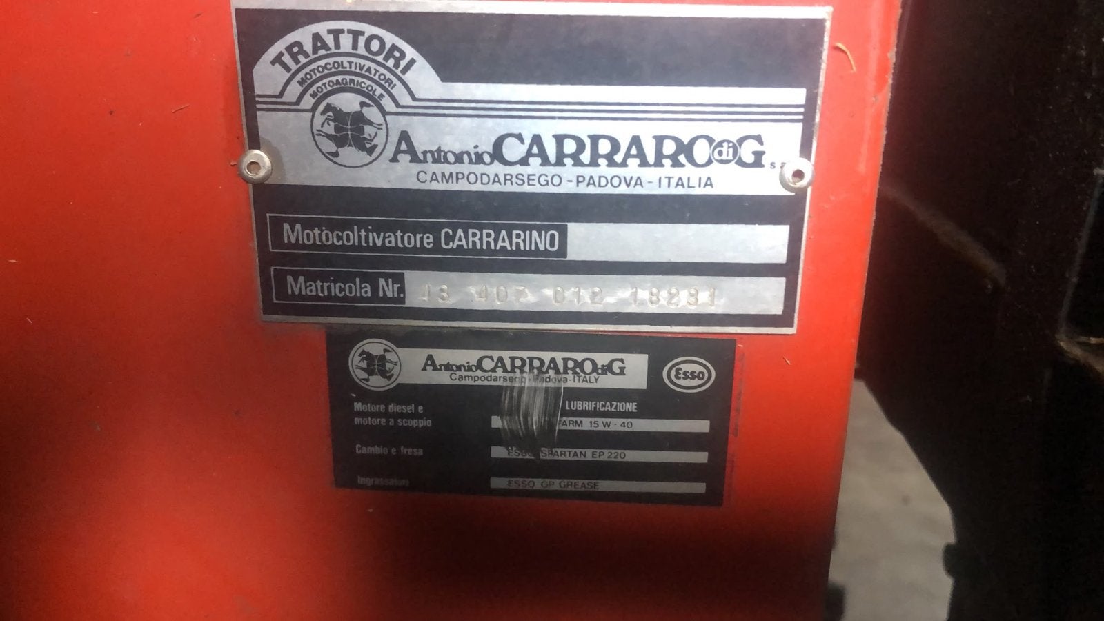 Antonio Carraro Motocultivator met wentelploeg, Ophalen of Verzenden