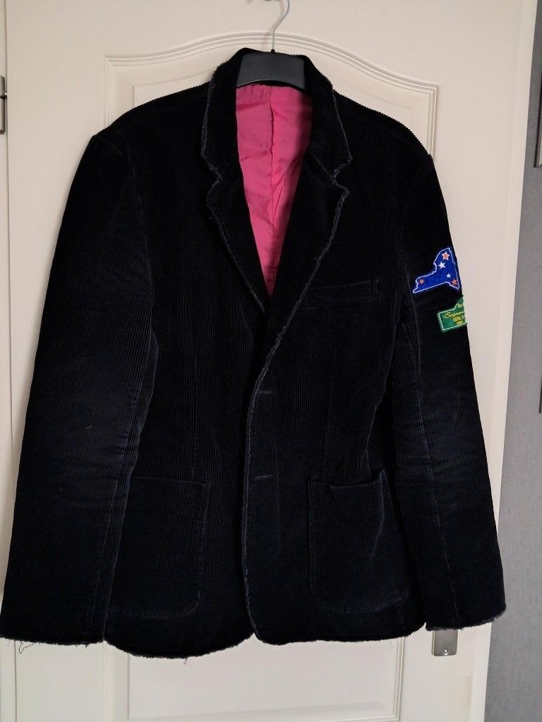 Colbert blazer jasje Scotch & Soda Maat : XL  : Zwart Rib, Zwart, Maat 56/58 (XL), Ophalen of Verzenden, Zo goed als nieuw