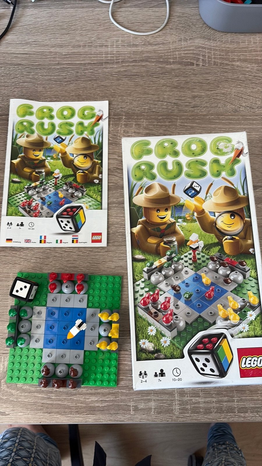 Lego frog rush compleet 3854, Ophalen of Verzenden, Zo goed als nieuw, Lego