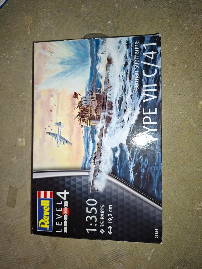 Revell German Submarine Type VII C/41 1/350, Verzenden, Nieuw, Revell
