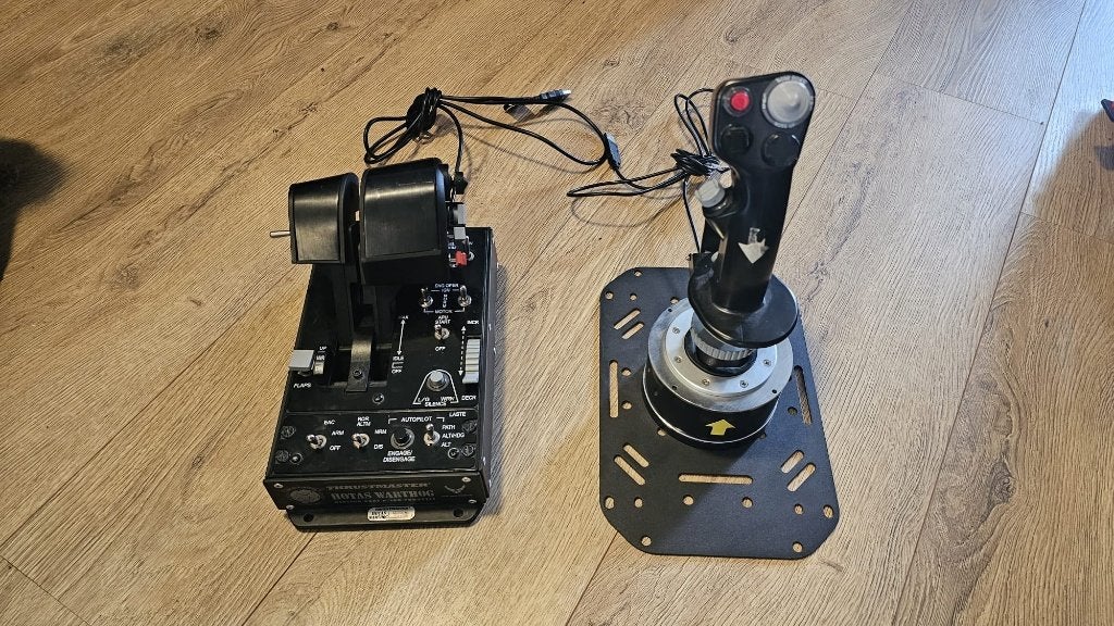 Thrustmaster HOTAS WARTHOG, Computers en Software, Joysticks, Gebruikt, Ophalen of Verzenden