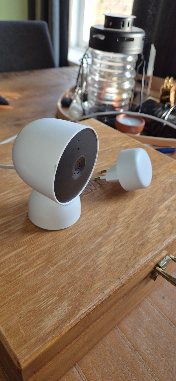 3x Google Nest Cam (Indoor, Wired) - Beveiligingscamera, Ophalen of Verzenden, Zo goed als nieuw, Binnencamera
