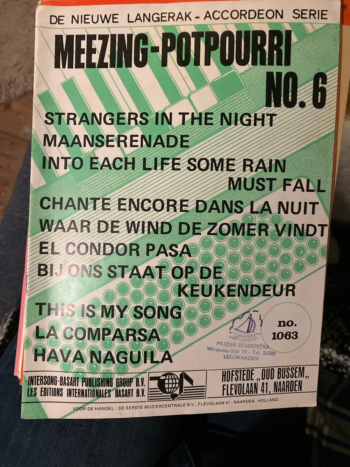 Meezing-Potpourri No. 6 - Accordeon Serie, Gebruikt, Overige soorten, Ophalen of Verzenden, Populair