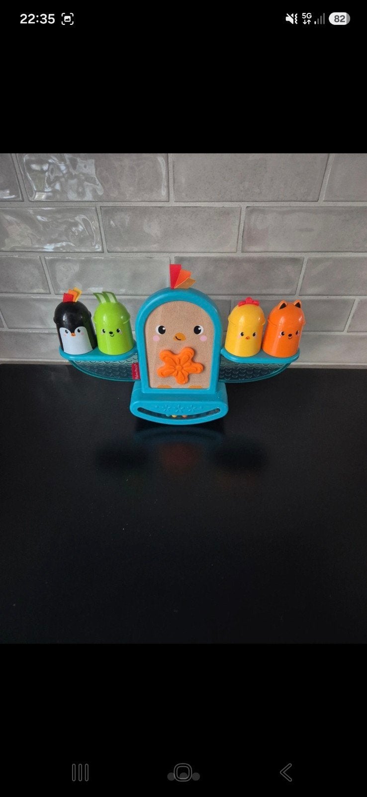 Fisher-Price Balans Vogeltje met 5 gewichtjes, Ophalen, Gebruikt, Overige typen
