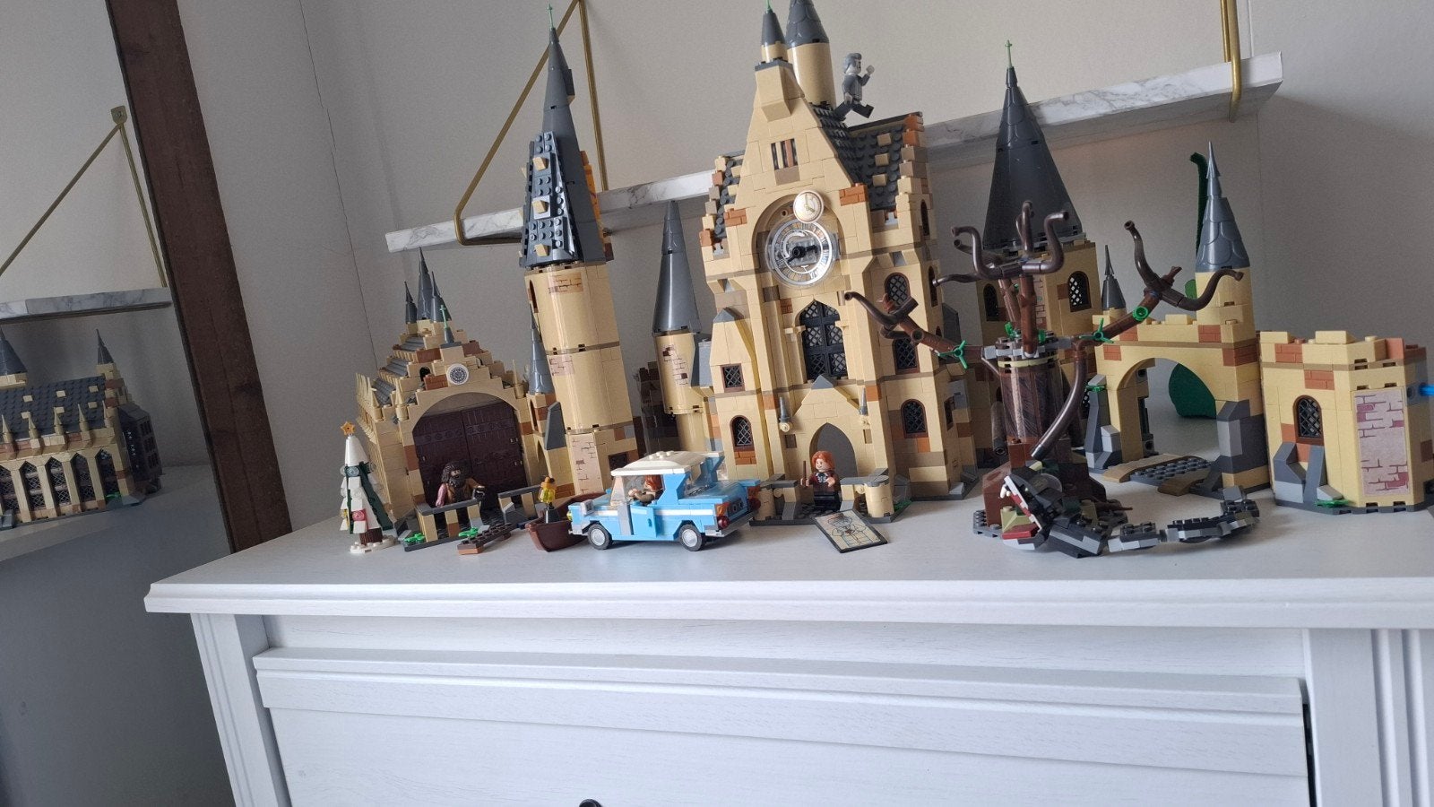 Harry Potter 75954 + 75953 + 75948 Zweinstein Kasteel Lepin, Verzenden, Zo goed als nieuw, Overige merken