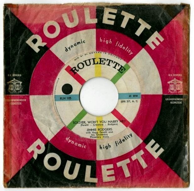 jimmie rogers: soldier won't you marry me, Ophalen of Verzenden, Gebruikt, Country en Western