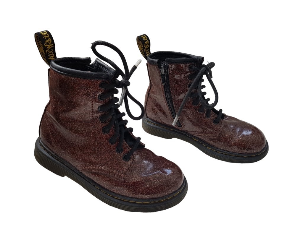 Prachtige Dr. Martens boots maat 28 bruin glitter. ZGAN, Kinderen en Baby's, Dr. Martens, Schoenen, Zo goed als nieuw, Verzenden