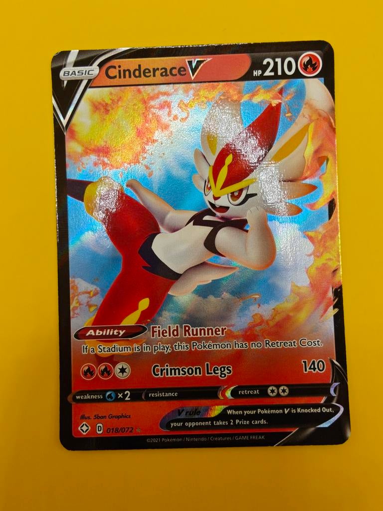 Cinderace V - Shining Fates, Verzenden, Zo goed als nieuw