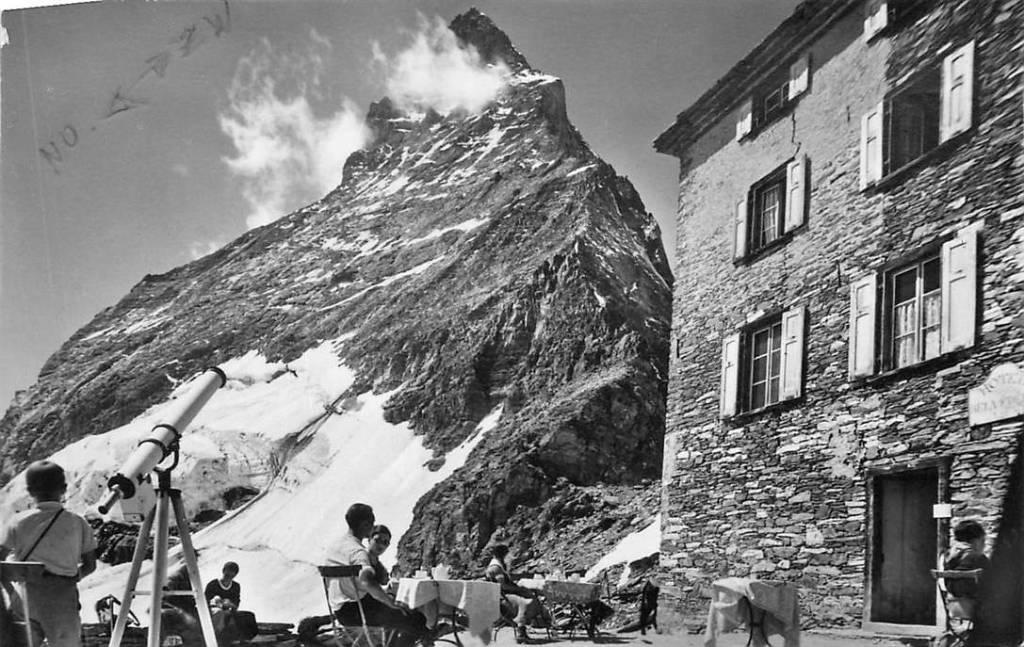 381-292-025 Zermatt Belvedere u. Matterhorn, Verzenden, Voor 1920, Overig Europa