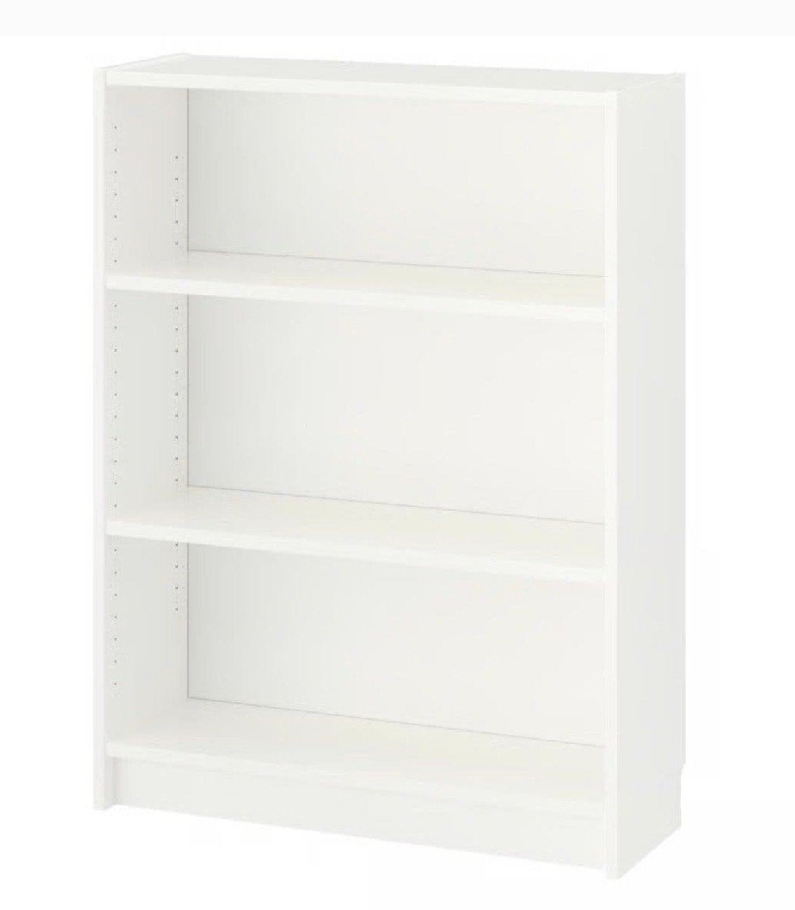 Witte Boekenkast met 3 Planken - IKEA BILLY, Ophalen, Met plank(en), 100 tot 150 cm, 50 tot 100 cm