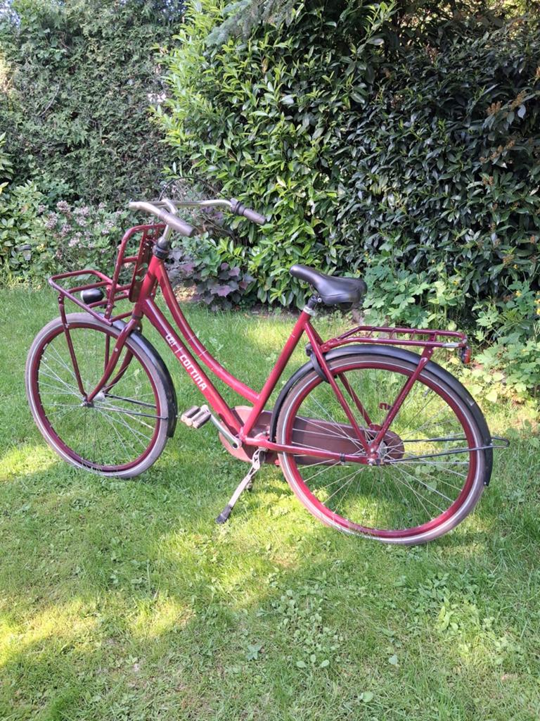 Cortina U4 transportfiets dames, Fietsen en Brommers, Fietsen | Dames | Omafietsen, 53 tot 56 cm, Ophalen, Zo goed als nieuw, Versnellingen