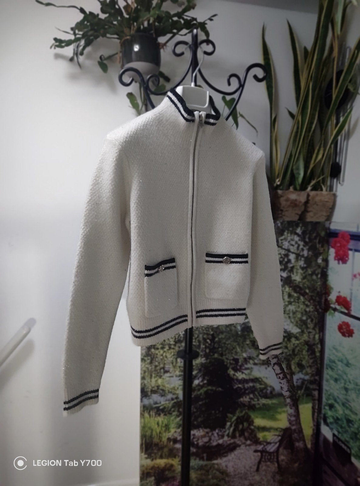 Maje wit vest met rits en pailletten, Kleding | Dames, Wit, Nieuw, Ophalen of Verzenden, Maje