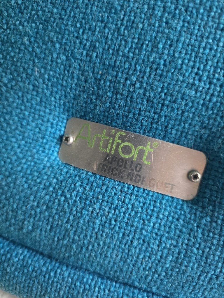 2 Artifort Apollo fauteuils – opknappers, Ophalen, Gebruikt, Minder dan 75 cm, Metaal