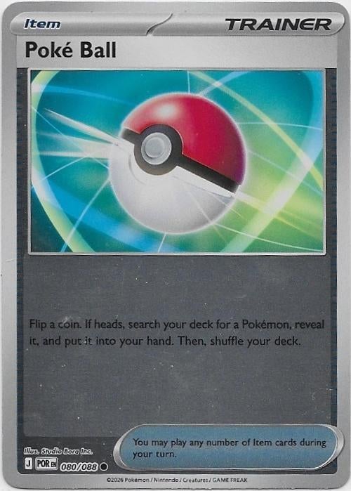 Perfect Order,  Poké Ball [reverse] 80/94, Verzenden, Nieuw, Losse kaart