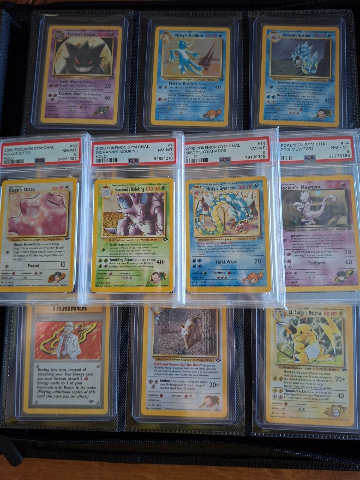 Gym Challenge Complete Set + PSA Graded Kaarten, Ophalen of Verzenden, Zo goed als nieuw, Meerdere kaarten