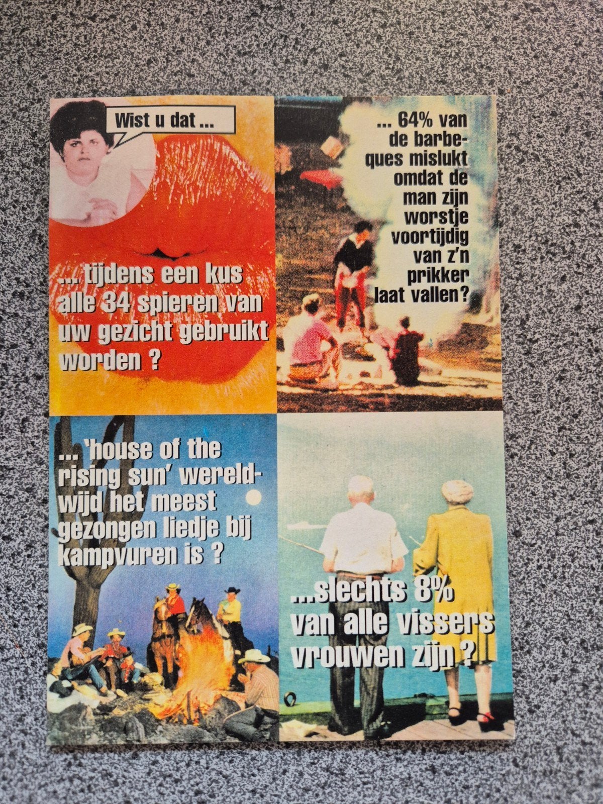 Boomerang Sportscard: Grappige Feiten (Ongelopen), Verzamelen, Ansichtkaarten | Nederland, Ophalen of Verzenden, 1980 tot heden