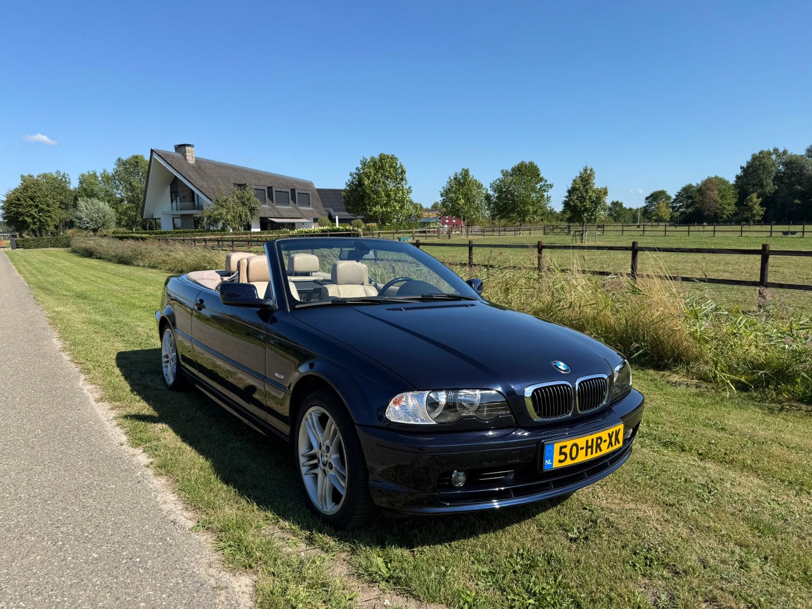BMW E46 320Ci Cabriolet | Origineel NL | Liefhebbersauto, Auto's, BMW, 2171 cc, Achterwielaandrijving, Beige, Cabriolet
