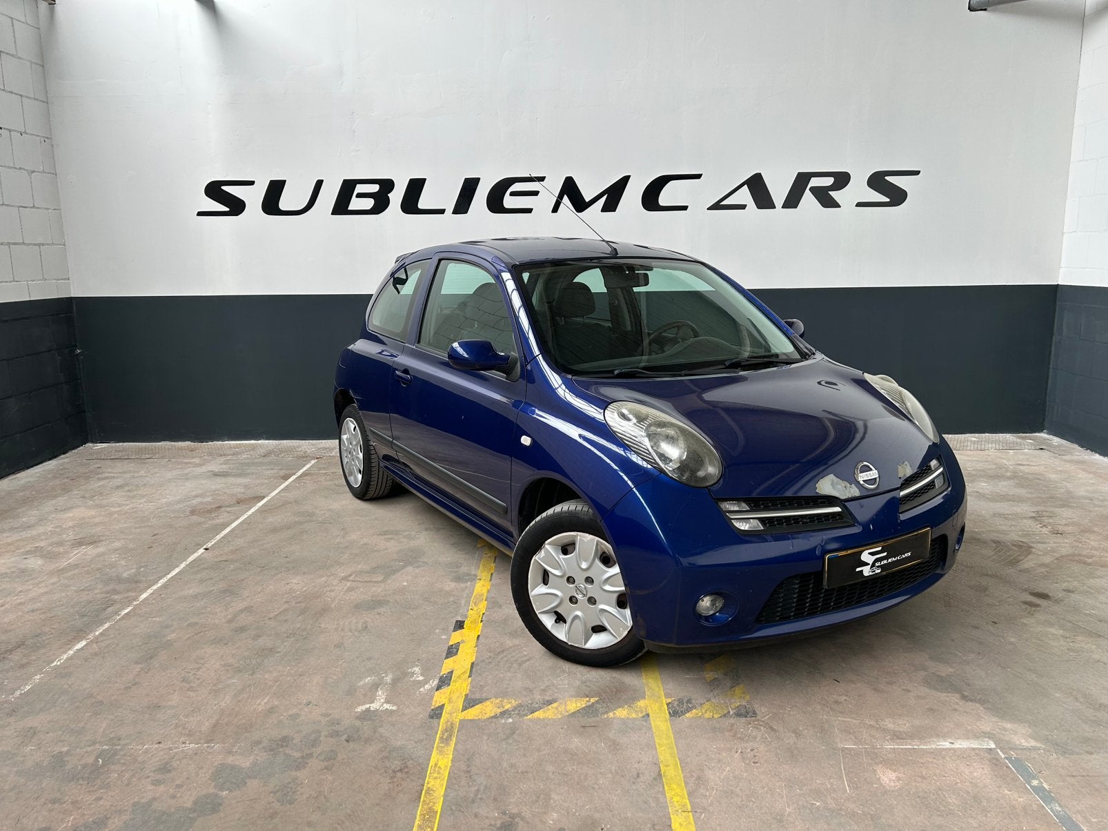 Nissan Micra 1.2 59KW 3DR 2005 Blauw, Auto's, Voorwielaandrijving, 4 cilinders, Elektrische buitenspiegels, Blauw