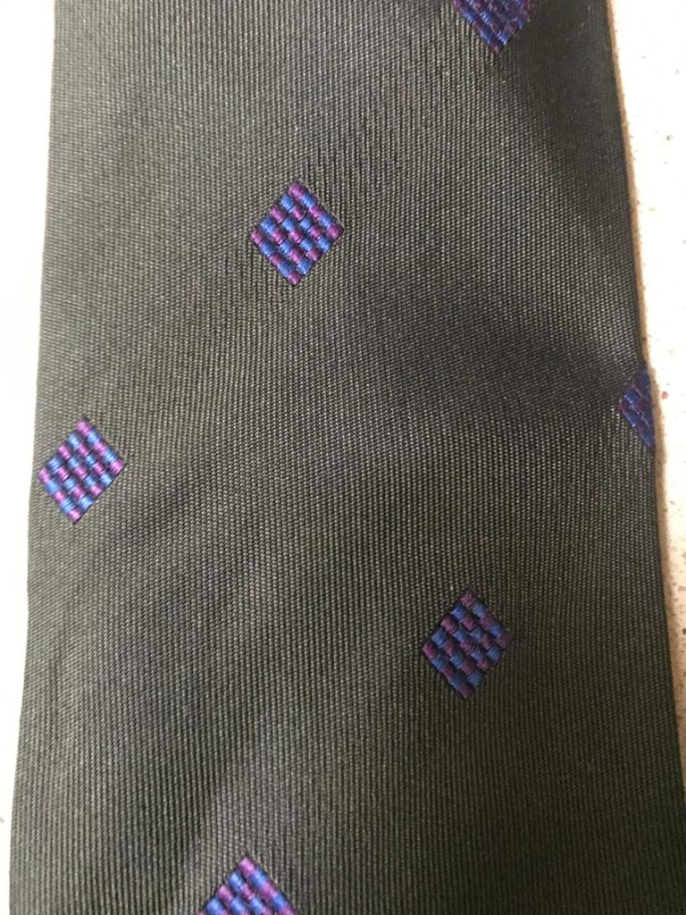 Hugo Boss stropdas 100 % zijde., Kleding | Heren, Stropdassen, Ophalen of Verzenden, Zo goed als nieuw, Groen, Met patroon