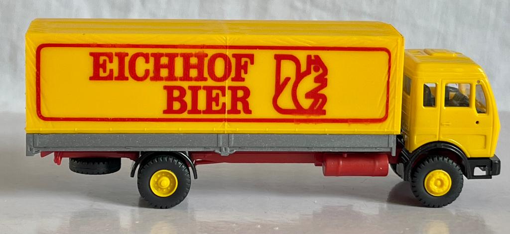Roskopf 519: Mercedes-Benz 1625 "EICHHOF BIER", Ophalen of Verzenden, Zo goed als nieuw, Bus of Vrachtwagen, Overige merken
