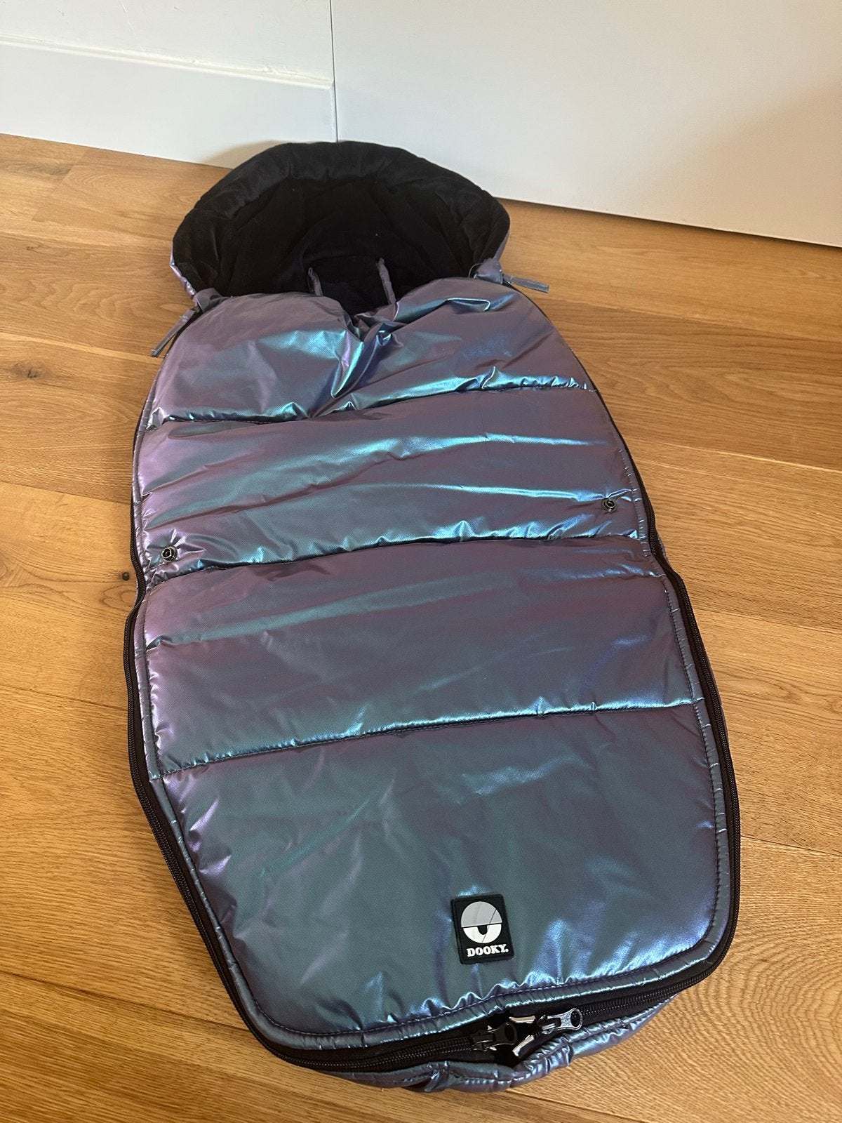 Dooky Voetenzak Glanzend Paars/Blauw - ZGN, Ophalen, Zo goed als nieuw