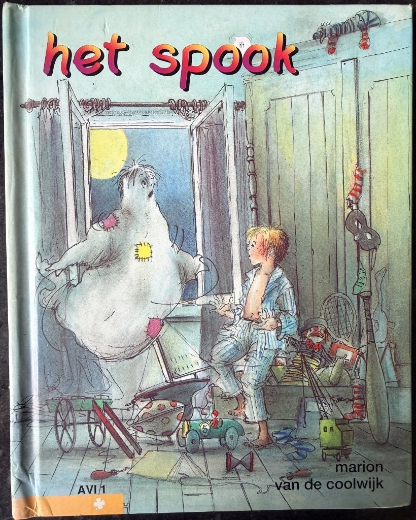 Het spook (AVI-1) - Marion van de Coolwijk, Boeken, Ophalen of Verzenden, Zo goed als nieuw, Marion van de Coolwijk, Fictie algemeen