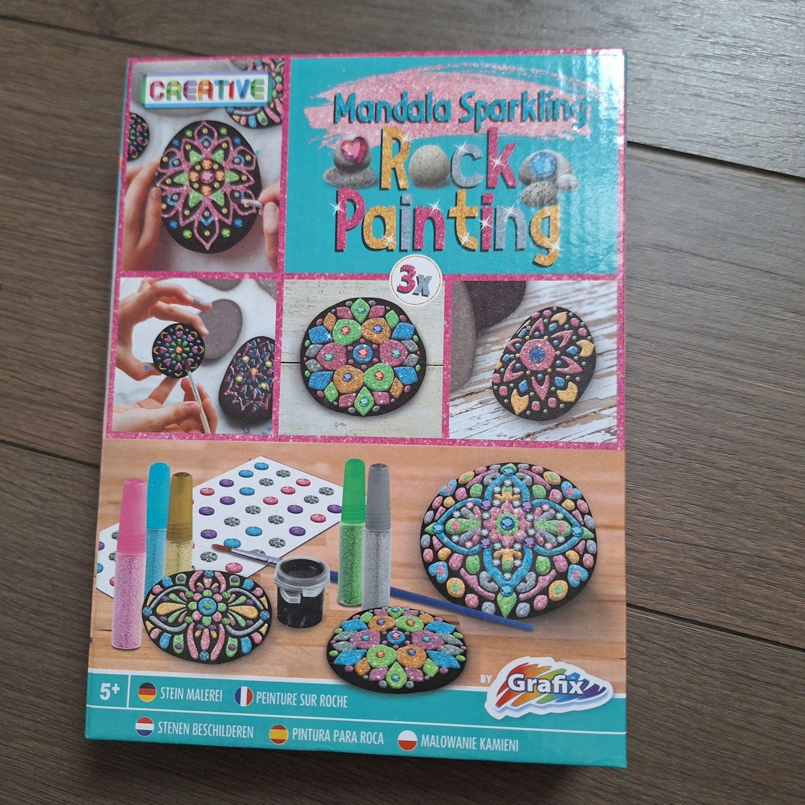 Mandala Sparkling Rock Painting Knutselset Grafix, Ophalen, Overige thema's, Nieuw, Meerkleurig