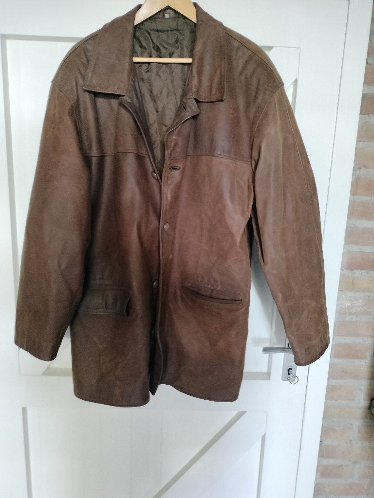 heren jas, Ophalen, Overige maten, Bruin