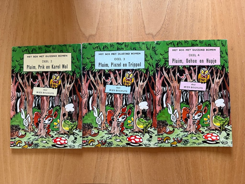 Miess Bouhuys - deel 2 en 3 en 4 Het bos met duizend bomen, Ophalen, Gelezen, Fictie algemeen