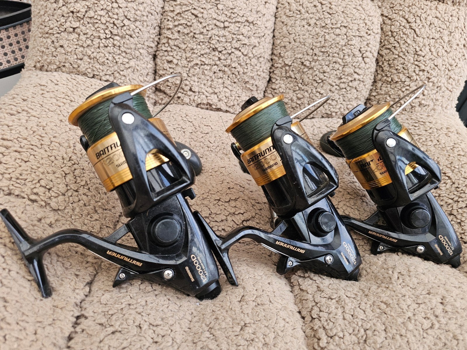 Shimano Baitrunner 12000, Ophalen of Verzenden, Gebruikt, Molen