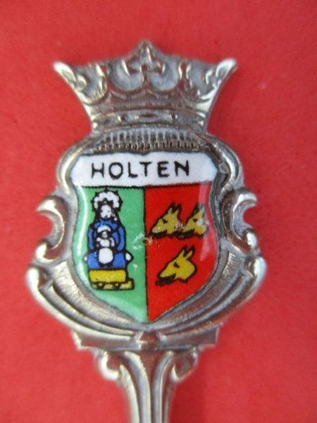 (A3595) Gemeentewapen Holten, Ophalen of Verzenden, Gebruikt, Overige materialen, Bestek