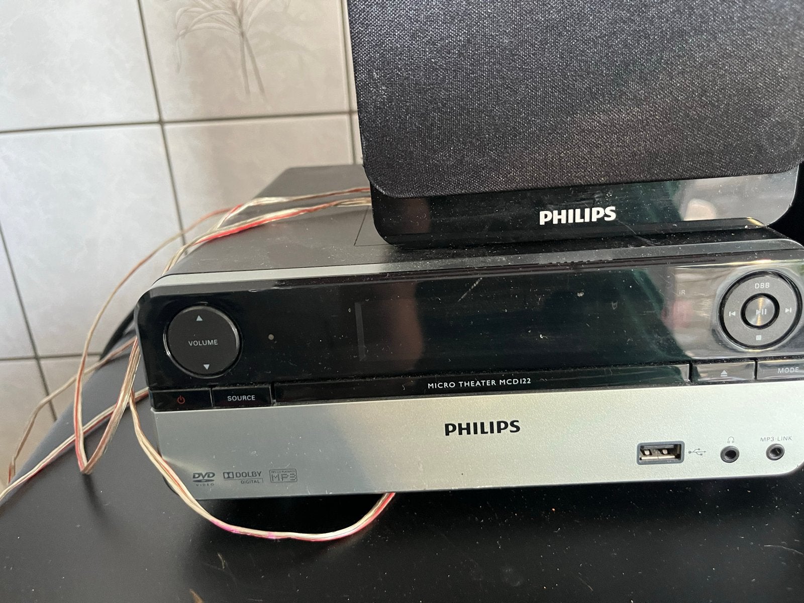 Philips Micro Theater MCD133 - Compacte DVD Microset, Audio, Tv en Foto, Philips, Gebruikt, Ophalen of Verzenden, Microset